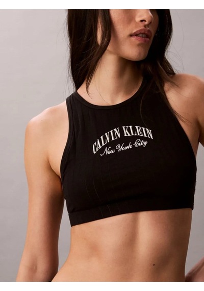 Calvin Klein Kadın Marka Logolu Günlük Kullanıma Uygun Siyah Sütyen-15913