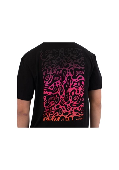 Hurley Hurley Bubble Back Print Erkek Siyah Tişört 001