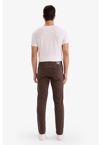 Defacto Slim Tapered Fit Dar Kalıp Normal Bel Daralan Paça Jean Pantolon F4046ax25wnbn539 Kahve-bn539 Defacto Slim Tapered Fit Dar Kalıp Normal Bel Daralan Paça Jean Pantolon F4046ax25wnbn539 Kahve-bn539