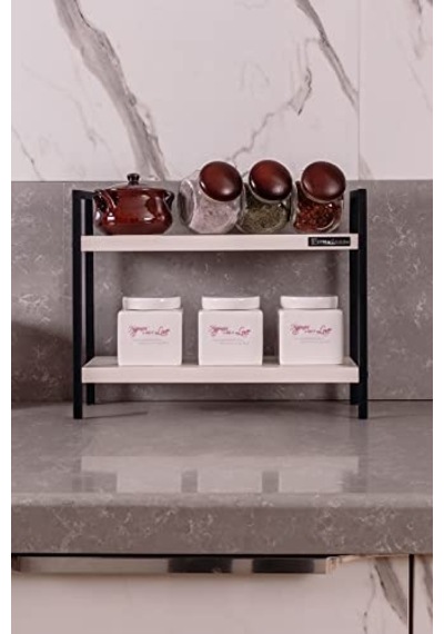 Mudesa Mdsmur0002 Metal Masa Tezgah Üstü Düzenleyici Organizer Banyo Mutfak Rafı Kitaplık Baharatlık Diğer