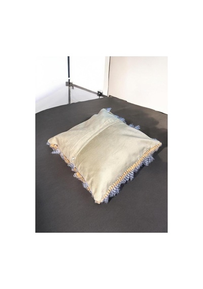 Ithal Peluş Kumaş Yastık Kılıfı Desen 45x45 Peluş Yastık Home Bej Desen Bej Desen