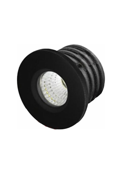 Ack 3w Günışığı Led Mobil Spot Armatür Siyah Kasa Siyah
