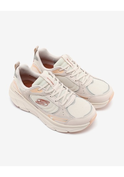 Skechers 150008-nat D'lux Walker 2.0 Retro Flow Kadın Bej Sneaker Günlük Spor Ayakkabı