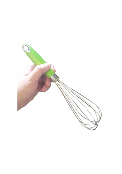 Kalın Telli, Kalın Saplı Çırpıcı 31 Cm Yeşil Metal Diğer