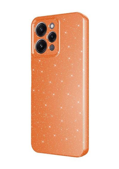 Xiaomi Redmi 12 Kılıf Kamera Korumalı Simli Silikon Üstün Koruma Pazarplus Lila