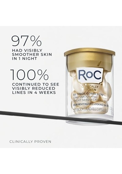 Roc Retinol Correxion Smoothing Kırışıklık Karşıtı Kapsül Serum 10 Adet