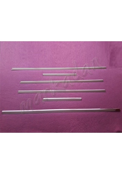 Woc Chrome Audi 3 Hb Krom Cam Çıtası 2005-2012 6 Parça  Paslanmaz