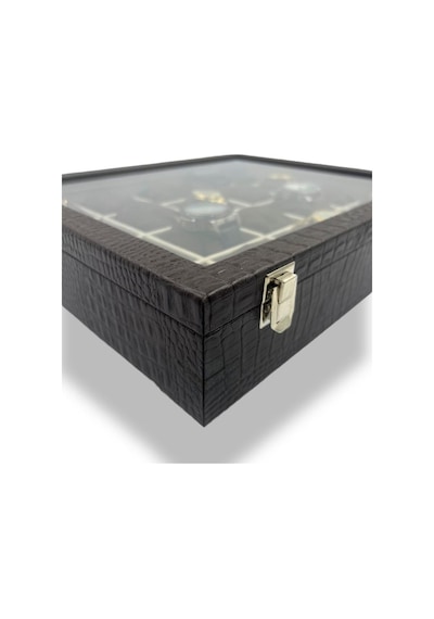 RichBox 20'Li Saat Kutusu Timsah Kahve