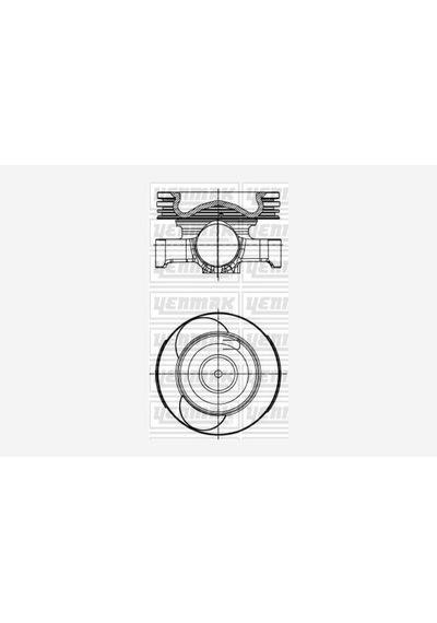 Motor - 679 - Piston Segman 050 Talisman . 1.6 - Dpmıx-hb - Dci 76