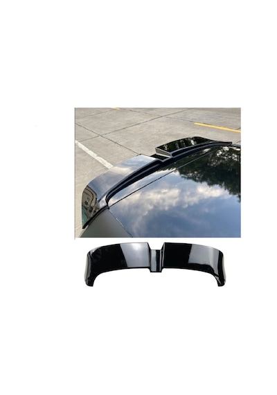 Volkswagen Golf Uyumlu Yedek Parça Oettinger Spoiler- Piano Black