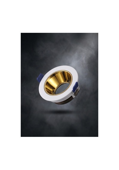 Beyaz Yuvarlak Çerçeve Rose Gold Reflektör Sıva Altı Spot Led Spotlight Metal Gövde Gu10 Duy - 924732318 Diğer