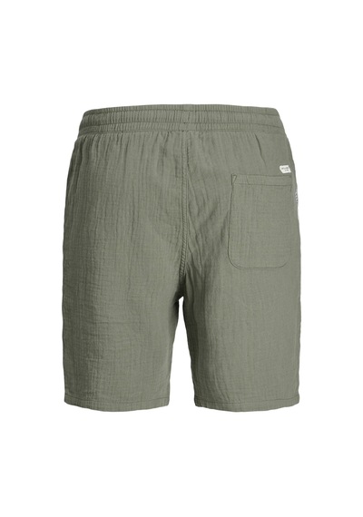 Jack & Jones Jack Jones Pamuklu Rahat Günlük Erkek Şort 12274758 Yeşil