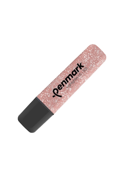 Metalik Simli Fosforlu Kalem - Bronz