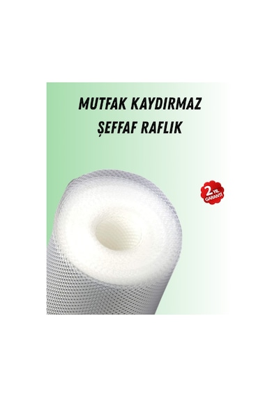Şeffaf Mutfak Raflığı Ve Çekmece Kaplaması Kaydırmaz Pvc