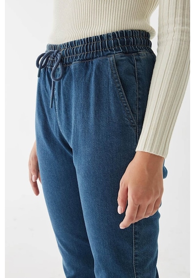 Only Fashion Friends Kadın Jean Pantolon 24k0800k1 Koyu Mavi