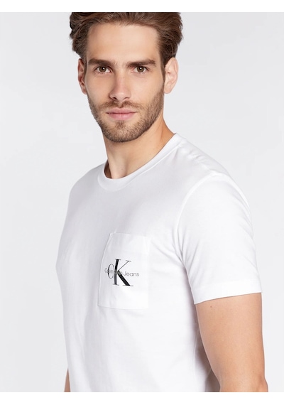 Calvin Klein Calvın Kleın Erkek T-shırt J30j320936-yaf Beyaz