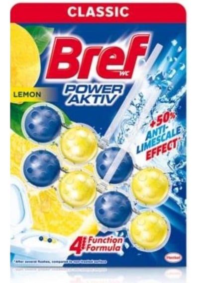Power Aktiv Katı Tuvalet Bloğu Limon Kokulu 2 Li