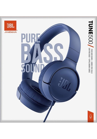 JBL Tune 500 Mikrofonlu Kulak Üstü Kulaklık (Distribütör Garantili)