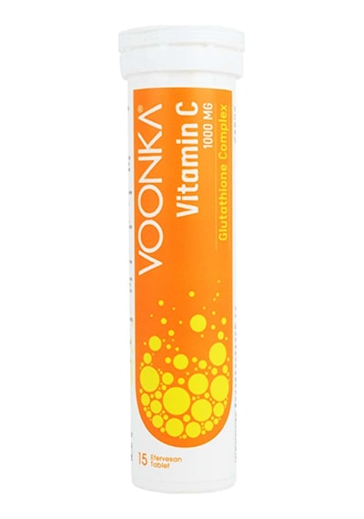Voonka Vitamin C Glytathione Complex 15 Efervesan Tablet