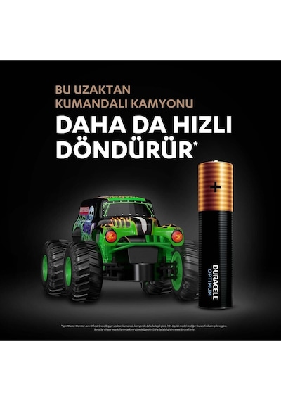 Duracell Optimum AAA Alkalin İnce Kalem Piller 1.5 V LR03/MN2400 8’li