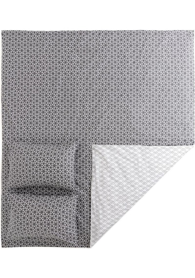 Soley Mix & Match Blanj %100 Pamuklu Çift Kişilik Nevresim Seti Antrasit