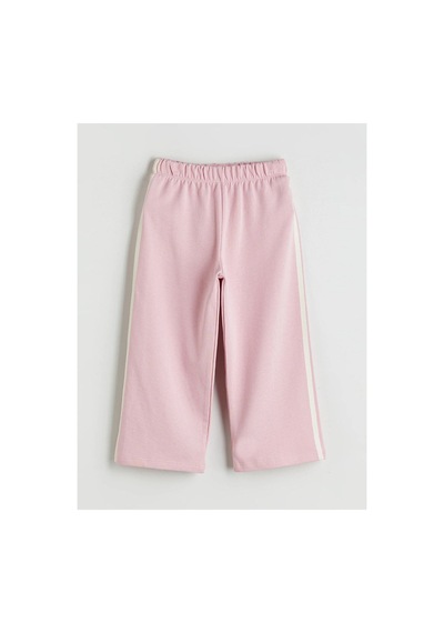 LC Waikiki Lcw Kids Pembe Çizgi Desenli Kız Çocuk Eşofman Altı Pınk Lılac