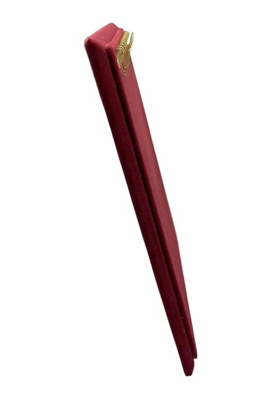 Süet Kumaş Bordo Renk 20/16 Cm Ayaklı Kanca Bileklik Sergileme Standı Çok Renkli