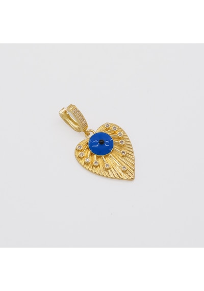 Ajda Charm Çelik Altın Kaplama Kadın Nazar Boncuklu Model-chr-105 Gold