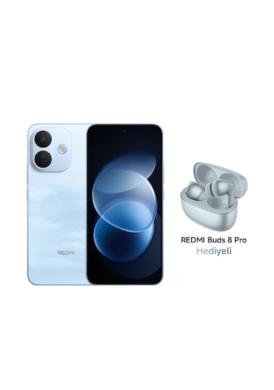 Xiaomi Redmi Note 17 Pro 5G 8 GB 256 GB (Xiaomi Türkiye Garantili) Mavi+Xiaomi Redmi Buds 8 Pro Bluetooth 5.4 Kulak İçi Açık Mavi Kulaklık