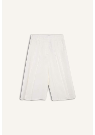 Defacto Normal Bel Düz Paça Tencel Şort H4171ax26smer105 Ekru-er105 Defacto Normal Bel Düz Paça Tencel Şort H4171ax26smer105 Ekru-er105