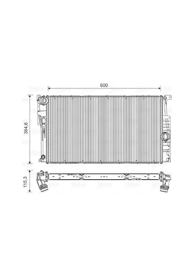 Bmw X5 30d Motor Radyatoru 2013-2017 N57d30a Valeo 735453