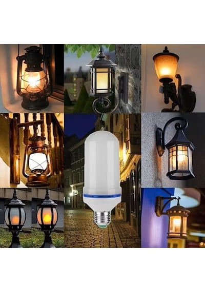 5w Alev Efekt Ampul E27 Duy Ct-4059 Cata Amber Renk Led Işık Dekoratif Aydınlatma
