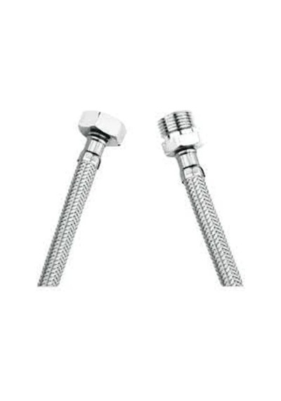 Nipelli Flex Hortum Bağlantısı, 3/8 X 3/8 Oynar Rakor