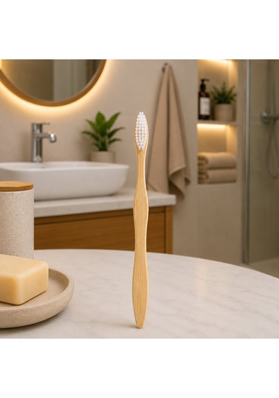 Ahşap - Bambu Naturel - Klasik Diş Fırçası 5668