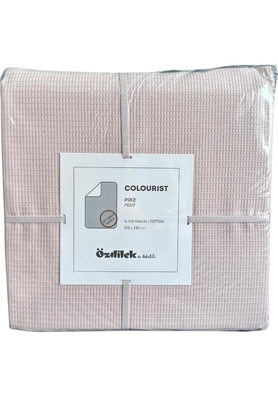 Colourist Çift Kişilik Pike Sütlü Kahve