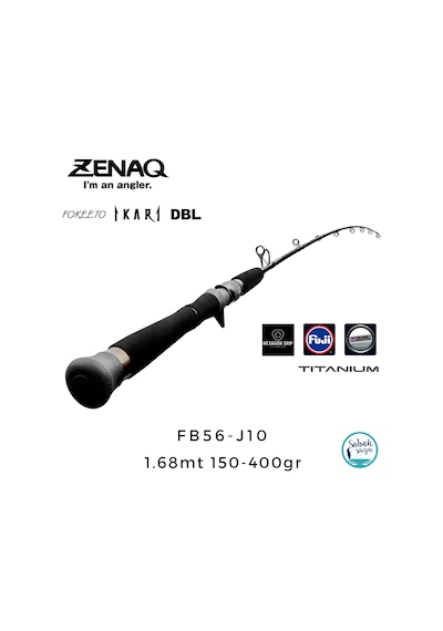 Zenaq Fokeeto Dbl Fb56-j10 İkari 1.68mt 150-400gr 1p Tetikli Jigging Kamış Standart