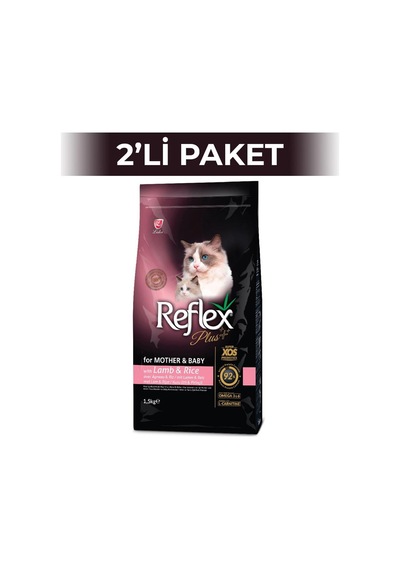 Reflex Plus Mother & Baby Kuzulu Yavru Kedi Maması 2 x 1500 G
