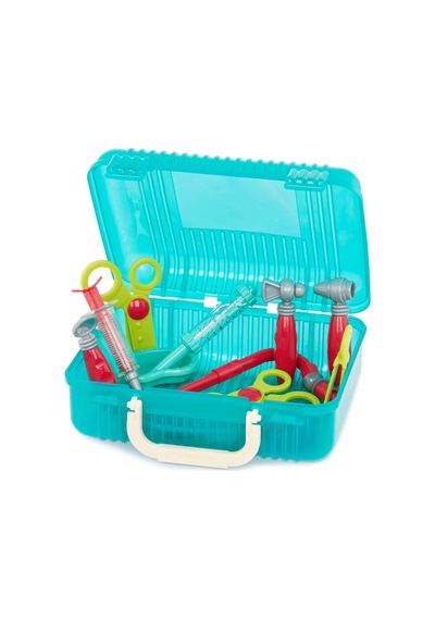 Battat Deluxe Çocuk Doktor Çantası, 11 Parça, Ateş Termometresi, Şırınga, Stetoskop, Refleks Çekici Ve Daha Fazlası, 3 Yaşından İtibaren Oyuncak Battat Deluxe Çocuk Doktor Çantası, 11 Parça, Ateş Termometresi, Şırınga, Stetoskop, Refleks Çekici Ve Daha Fazlası, 3 Yaşından İtibaren Oyuncak