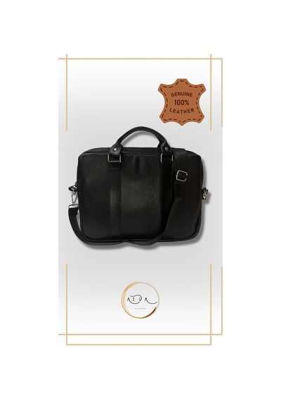 Bag Ard Bagard Maya Hakiki Deri Laptop Evrak Çantası Siyah