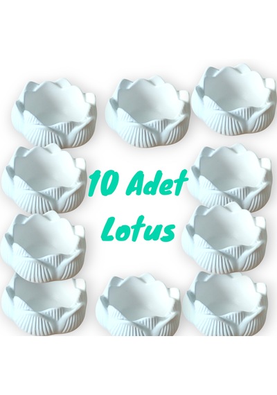 10 Adet Lotus Mumluk