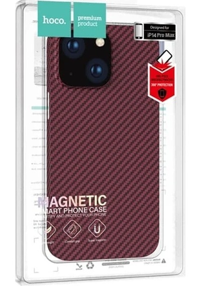 Hoco İphone 14 Pro Max 6.7 Kılıf Manyetik Magsafeli Darbe Emici Telefon Kılıfı- 5775