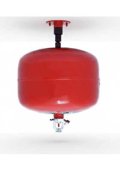 Yangın Söndürme Sistemleri 6 Kg Tozlu Tavan Tipi Sprinkli Otomatik Söndürme Sistemi Yangın Tüpü