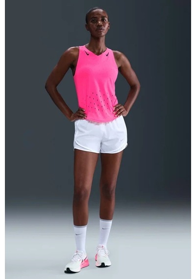 Nike Dri Fit Aeroswift Running Adv Singlet Tank Top Pink Lazer Kesim Koşu Atleti Pembe
