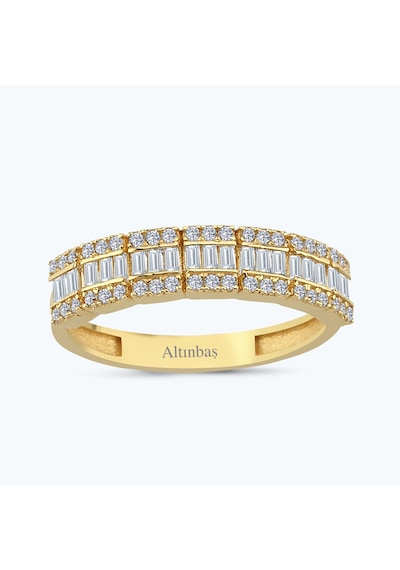Altınbaş Altın Baget Yüzük Yzvr9921-24627 Çok Renkli