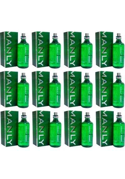 Manly Green Erkek Parfüm EDC 12 x 125 ML