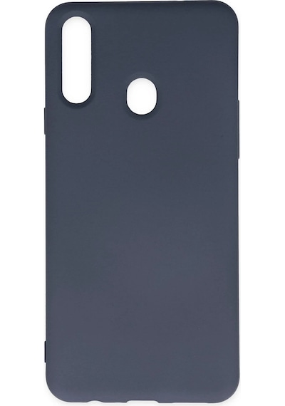 Newface - 68 - Samsung Uyumlu Galaxy A20s Kılıf Nano İçi Kadife Silikon - Spt-gld - - Gri