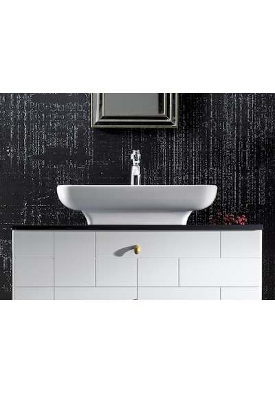 Turkuaz Seramik Lal 60 CM Tezgahüstü Lavabo