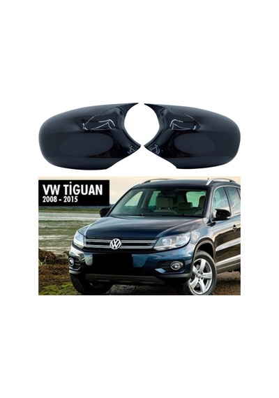 Volkswagen Tiguan Batman Yarasa Ayna Kapağı Piano Black / 2008-2015