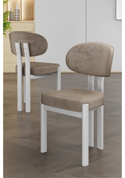 Canisa Radon Serisi Mdf 90x168 Sabit Beyaz Mutfak Masası Takımı 6 Cappucino Sandalye Beyaz Masa Cappucino Sandalye Canisa Radon Serisi Mdf 90x168 Sabit Beyaz Mutfak Masası Takımı 6 Cappucino Sandalye Beyaz Masa Cappucino Sandalye