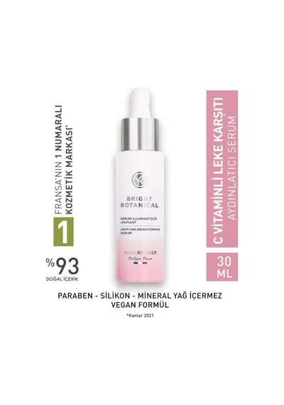 Yves Rocher Cilt Serumu - Leke Ve Kırışık Karşıtı Bitkisel Kompleks Bakım / Bright Botanical 30 Ml